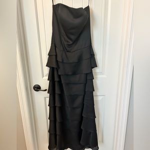Alfred Sung black ruffle Dress